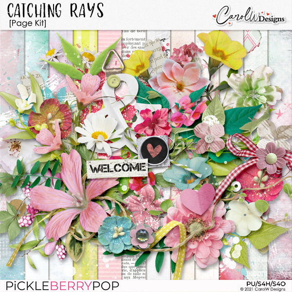 Catching Rays-Page Kit