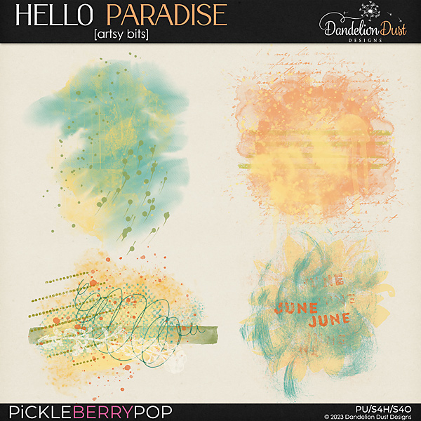 Hello Paradise: Artsy Bits