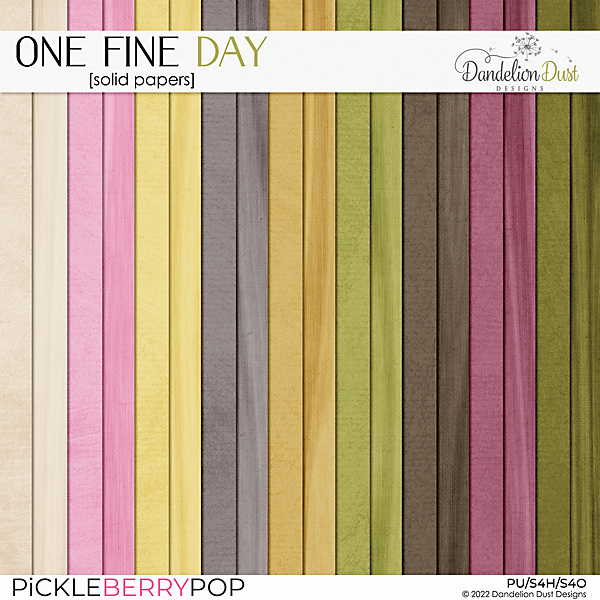 One Fine Day: Solid Papers