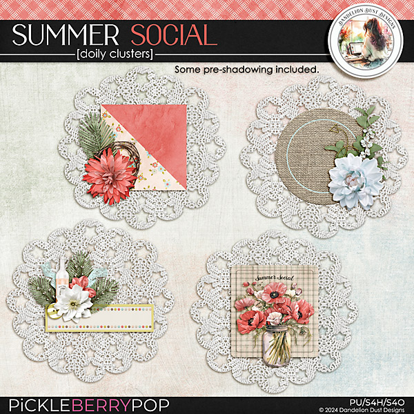 Summer Social: Doily Clusters