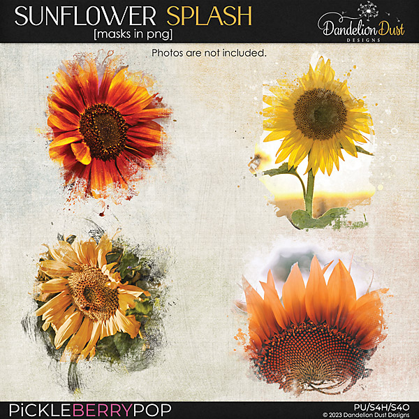 Sunflower Splash: Masks