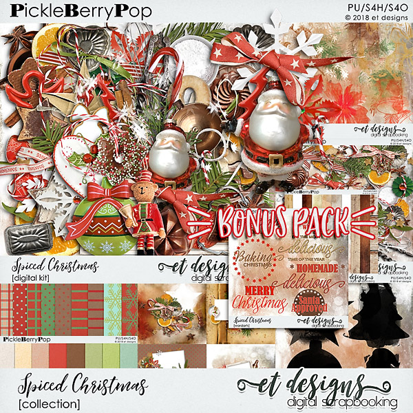 Spiced Christmas Collection by et designs