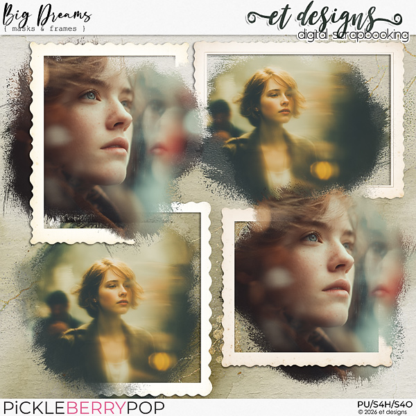 Big Dreams Masks & Frames by et designs