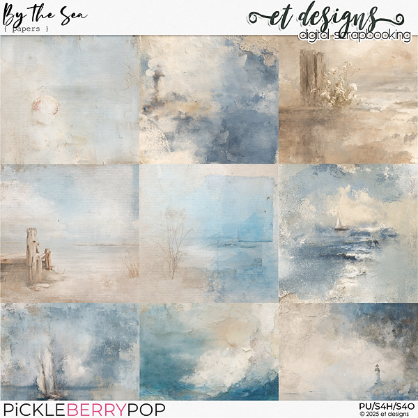 By the Sea Papers by et designs