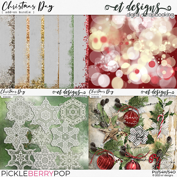 Christmas Day Add-on Bundle by et designs