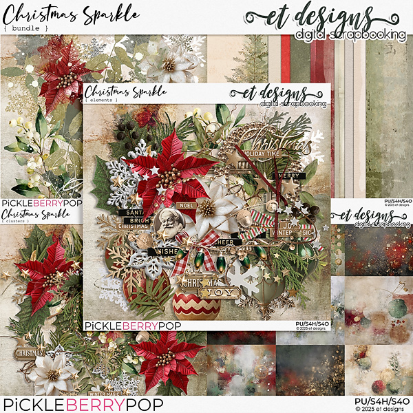 Christmas Sparkle Bundle by et designs