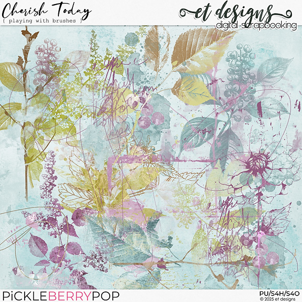 Cherish Today Playing with Brushes by et designs