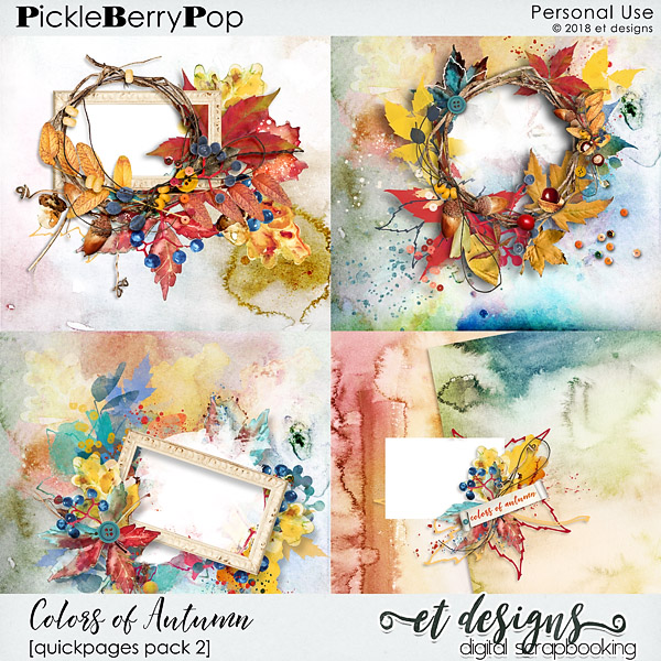 Colors of Autumn Quickpages 2