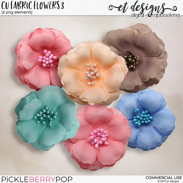 CU Fabric Flowers vol.3