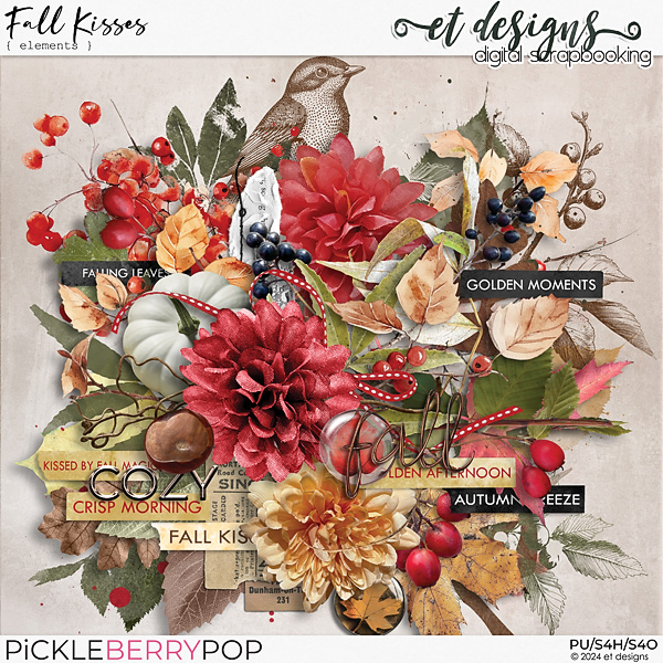 Fall Kisses Elements by et designs