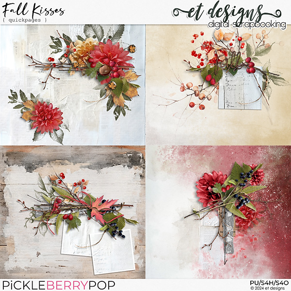 Fall Kisses Quickpages by et designs