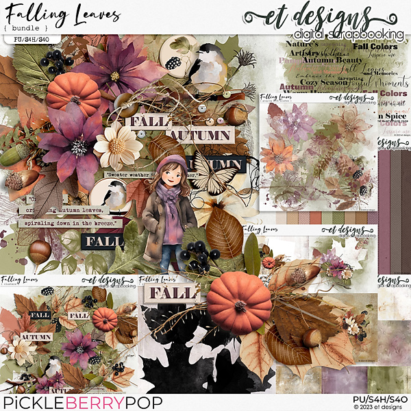 Falling Leaves BUndle by et designs