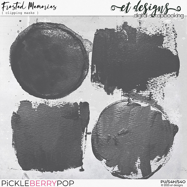 Frosted Memories Clipping Masks by et designs