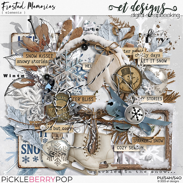 Frosted Memories Elements by et designs