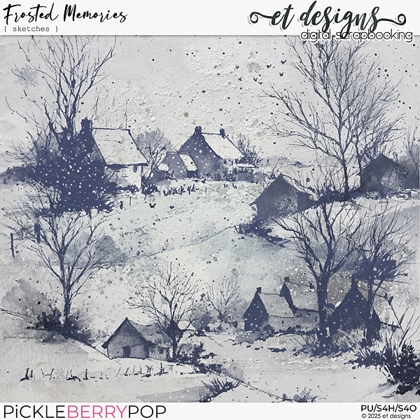 Frosted Memories Sketches by et designs