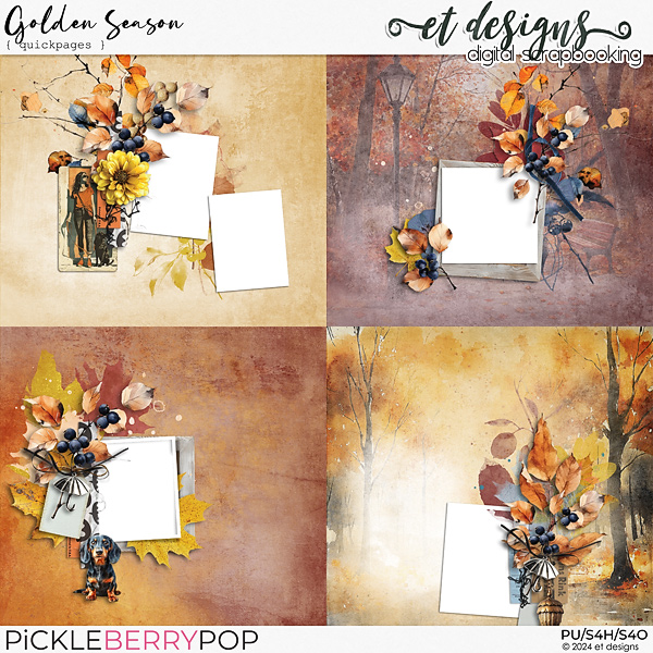 Golden Season Quickpages by et designs