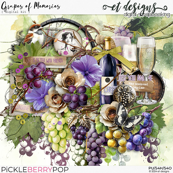 Grapes of Memories Kit by et designs