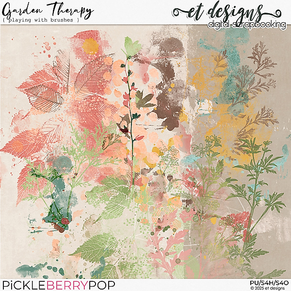 Garden Therapy Playing with Brushes by et designs