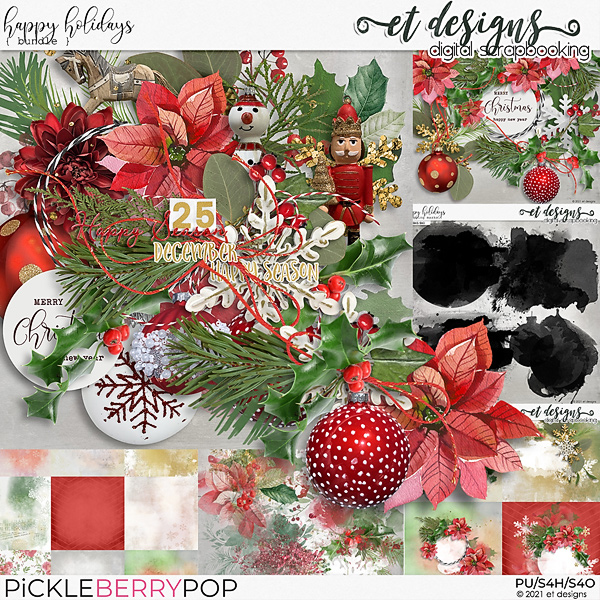 Happy Holidays Bundle by et designs