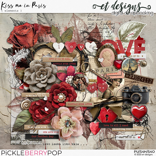 Kiss me in Paris Elements by et designs