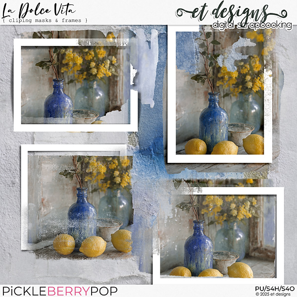 La Dolce Vita Clipping Masks & Frames by et designs