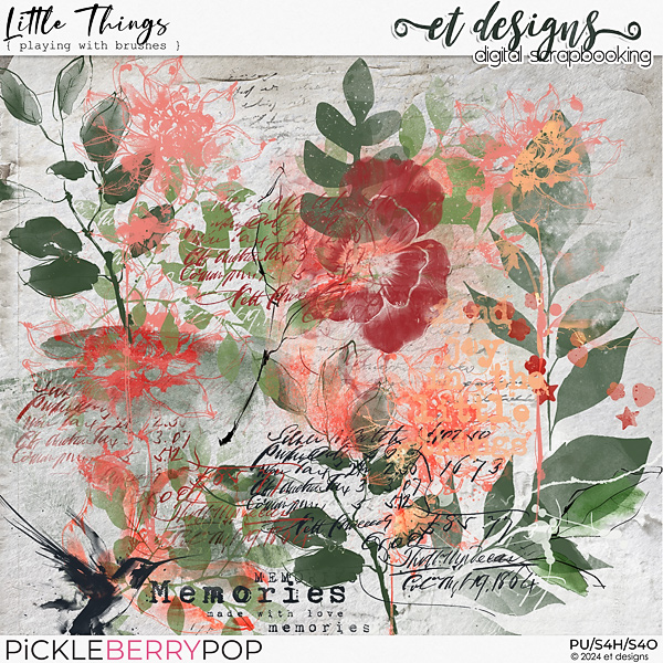 Little Things Playing with Brushes by et designs