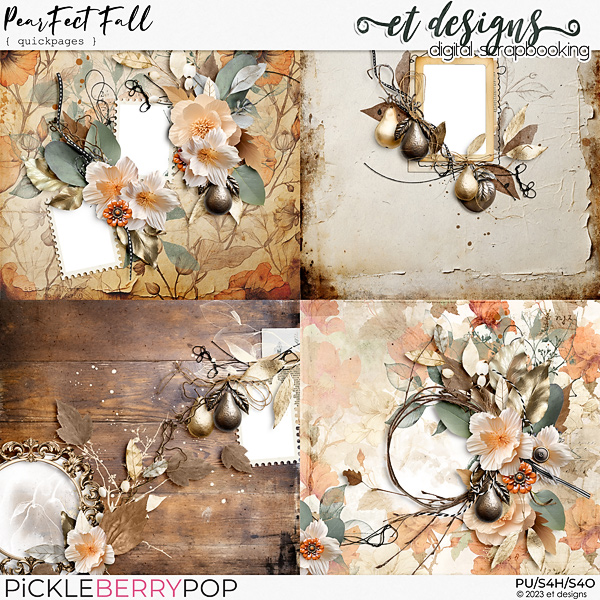 PearFect Fall Quickpages by et designs