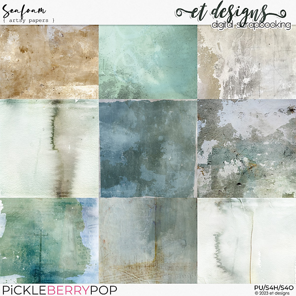 Seafoam Papers by et designs