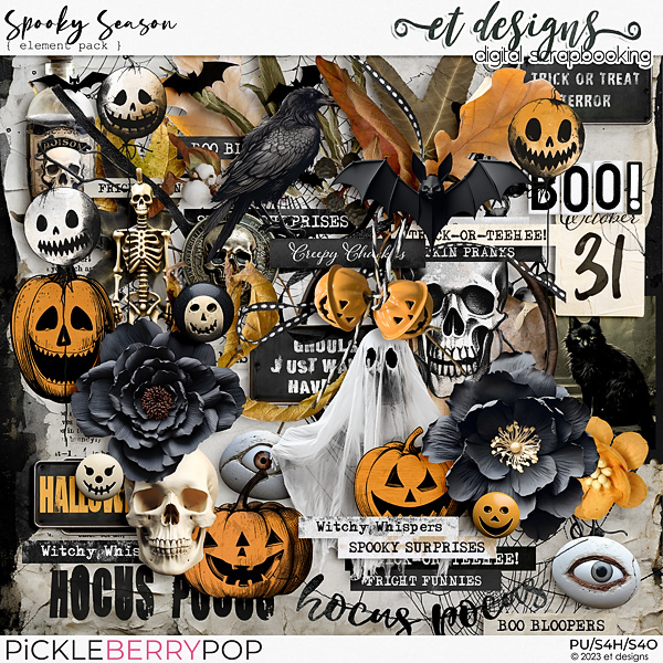 Spooky Season Elements by et designs