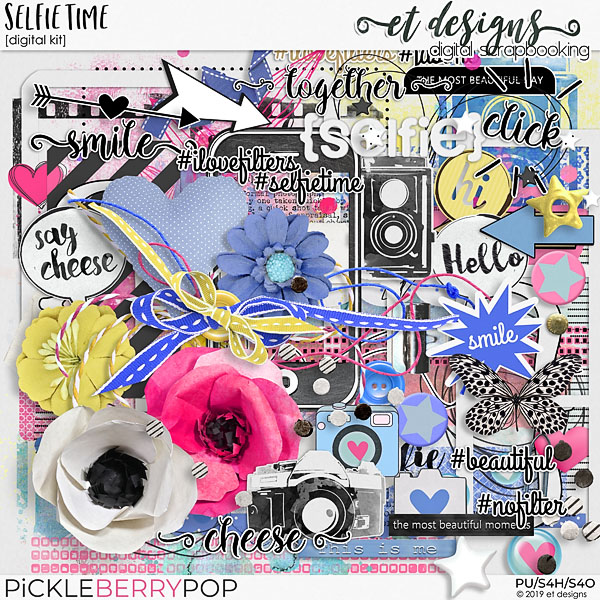 Selfie Time kit & alpha by et designs