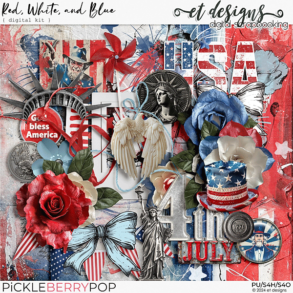 Red, White, and Blue Kit by et designs