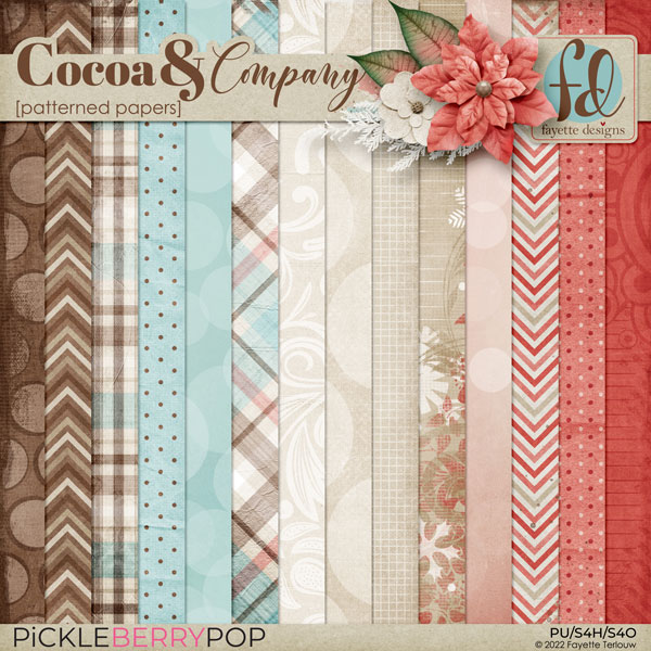 Cocoa & Company: Patterned Papers