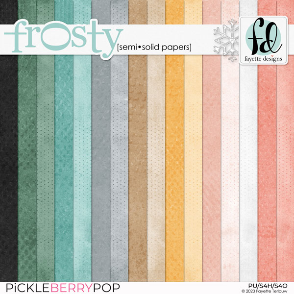 Frosty: Semi-Solid Papers