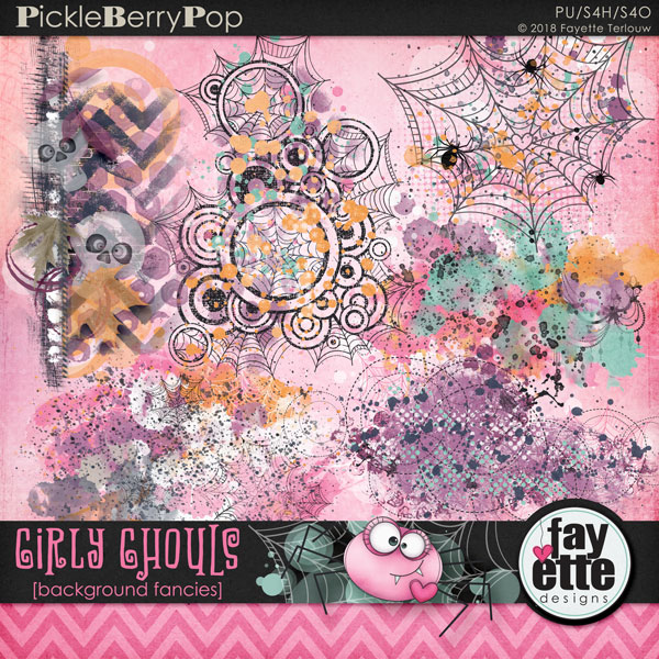 Girly Ghouls Background Fancies