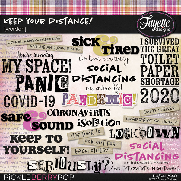 Keep Your Distance: WordArt