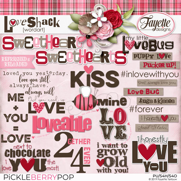 LoveShack WordArt