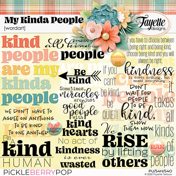 My Kinda People: WordArt