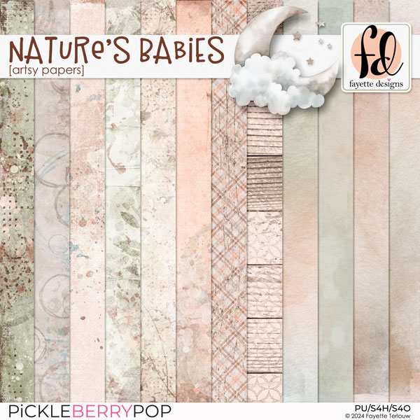 Nature's Babies: Artsy Papers