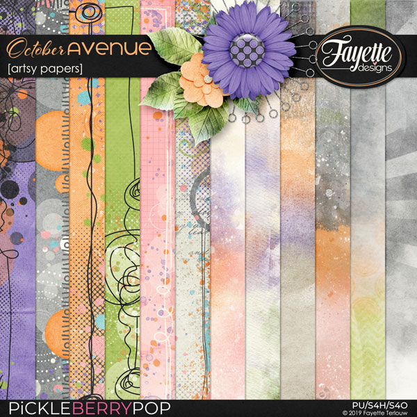 October Avenue: Artsy Papers