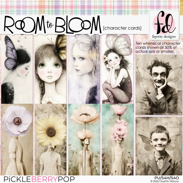 Room to Bloom: Character Cards