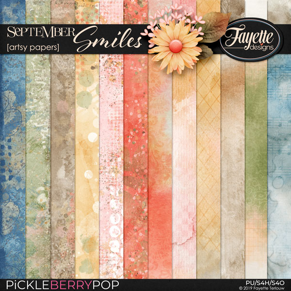 September Smiles: Artsy Papers