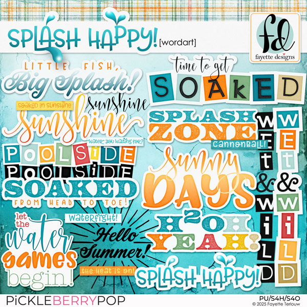 Splash Happy: WordArt