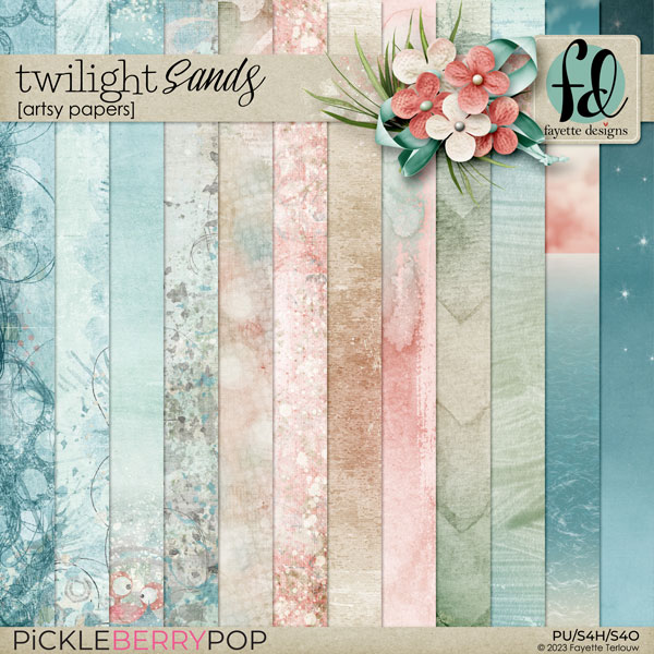 Twilight Sands: Artsy Papers