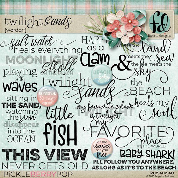 Twilight Sands: WordArt