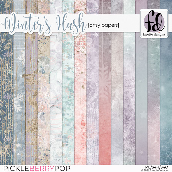 Winter's Hush: Artsy Papers