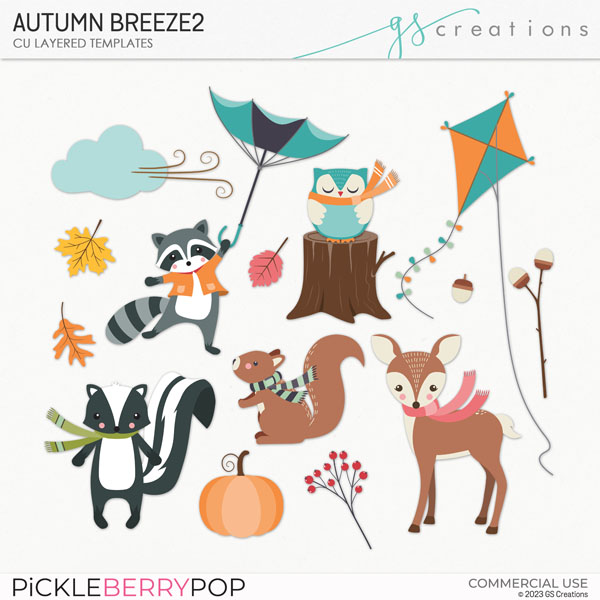 Autumn Breeze2 Layered Templates (CU)