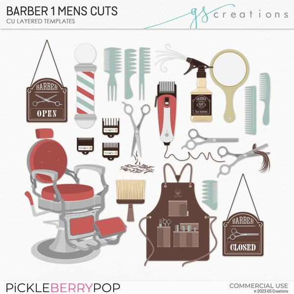 Barber1 Mens Cuts Cu Layered Templates