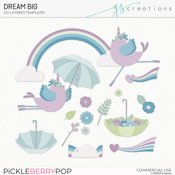 Dream Big Layered Templates (CU)