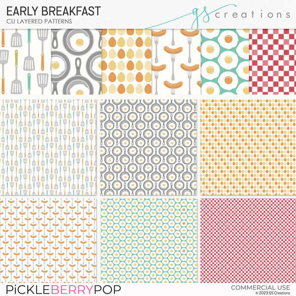 Early Breakfast Layered Patterns (CU)