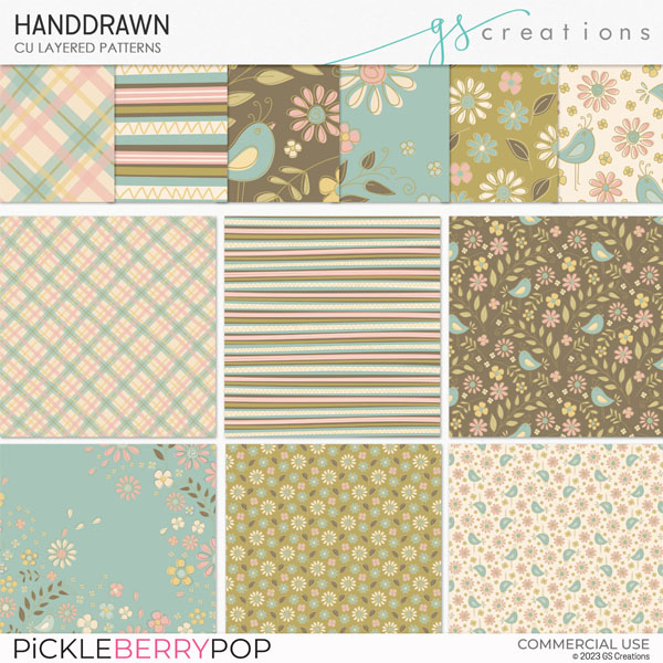 Handdrawn Patterns (CU)